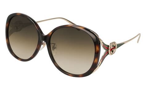 gucci womens sunglasses white oval